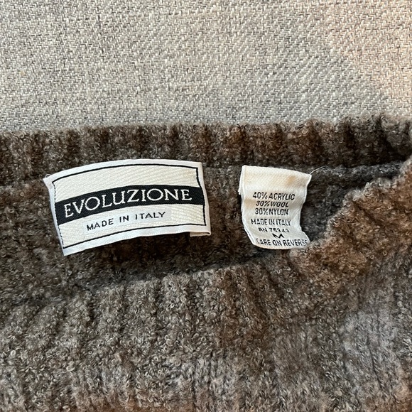 taupe wool blend sweater - Picture 2 of 4